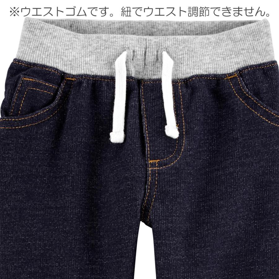 カーターズ ベビー服 デニム調 スウェット パンツ Carter's正規品 長ズボン 3m-24m 5060708085｜osyamama-y｜02