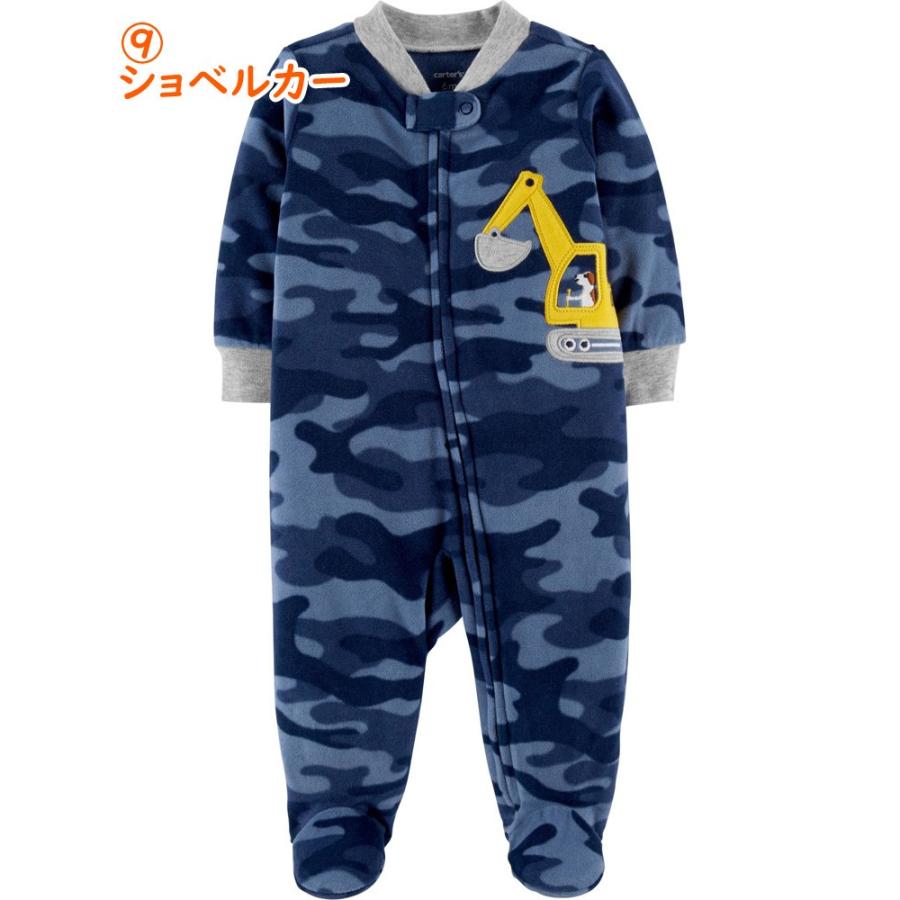 carter's カーターズ フリース カバーオール 足つき 長袖 carter's カーターズ フリース カバーオール 足つき 長袖