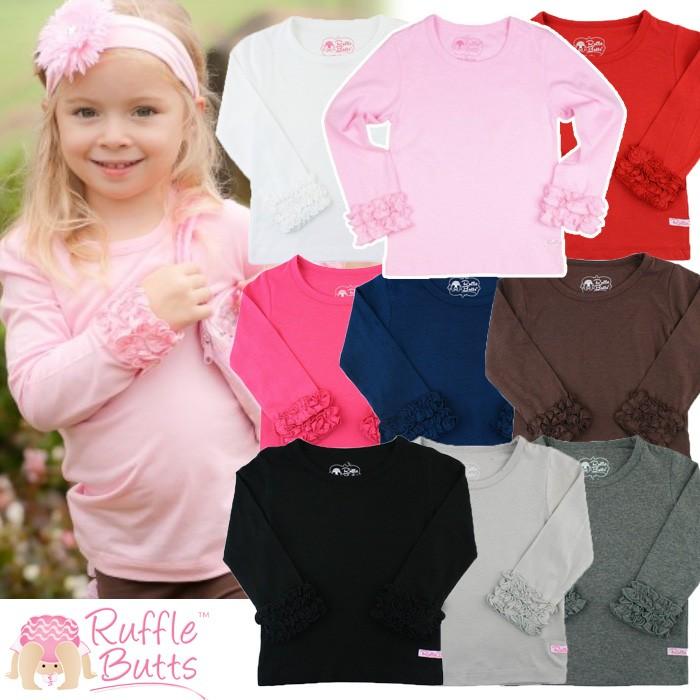 ラッフルバッツ Ruffle Butts フリル袖 長袖 Tシャツ アンダーシャツ 