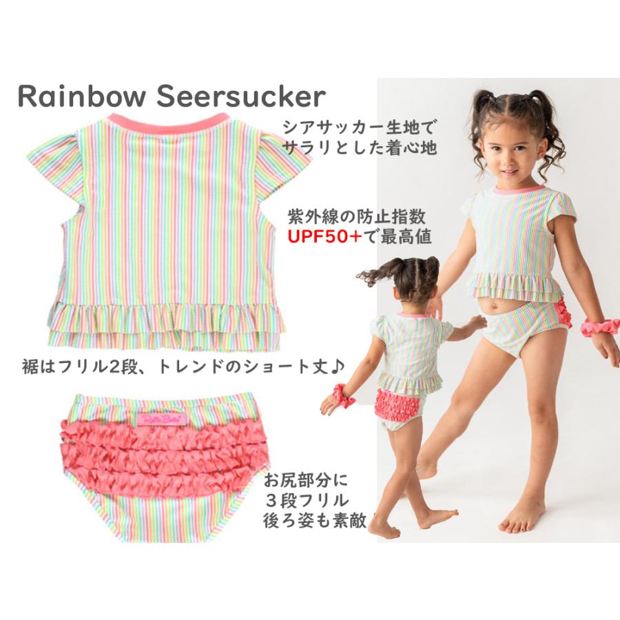 ラッフルバッツ Ruffle Butts 水着 ラッシュガード 半袖上下 ラッフルバッツ Ruffle Butts 水着 ラッシュガード 半袖上下