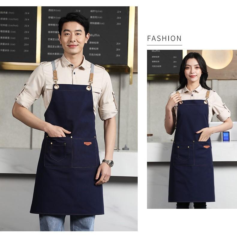 ニーハオ オシャミ オリジナル エプロン01 ポリエステル＆棉 幅70cm