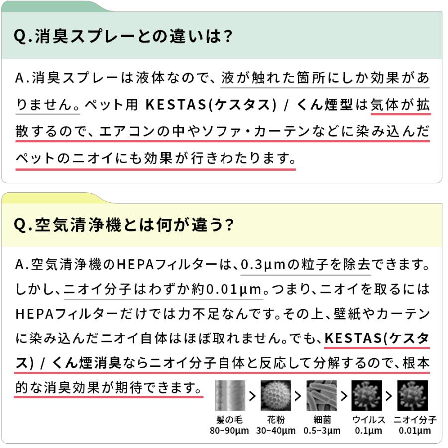 除菌消臭 KESTAS 燻煙(くんえん)型 : マツモト化粧品店 - 通販 - Yahoo!ショッピング