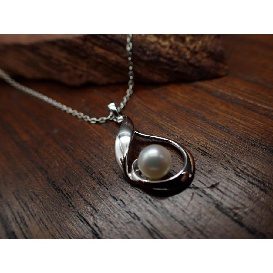 MIKIMOTO シルバーXあこや真珠 ペンダント 6mm珠 : アンティーク 