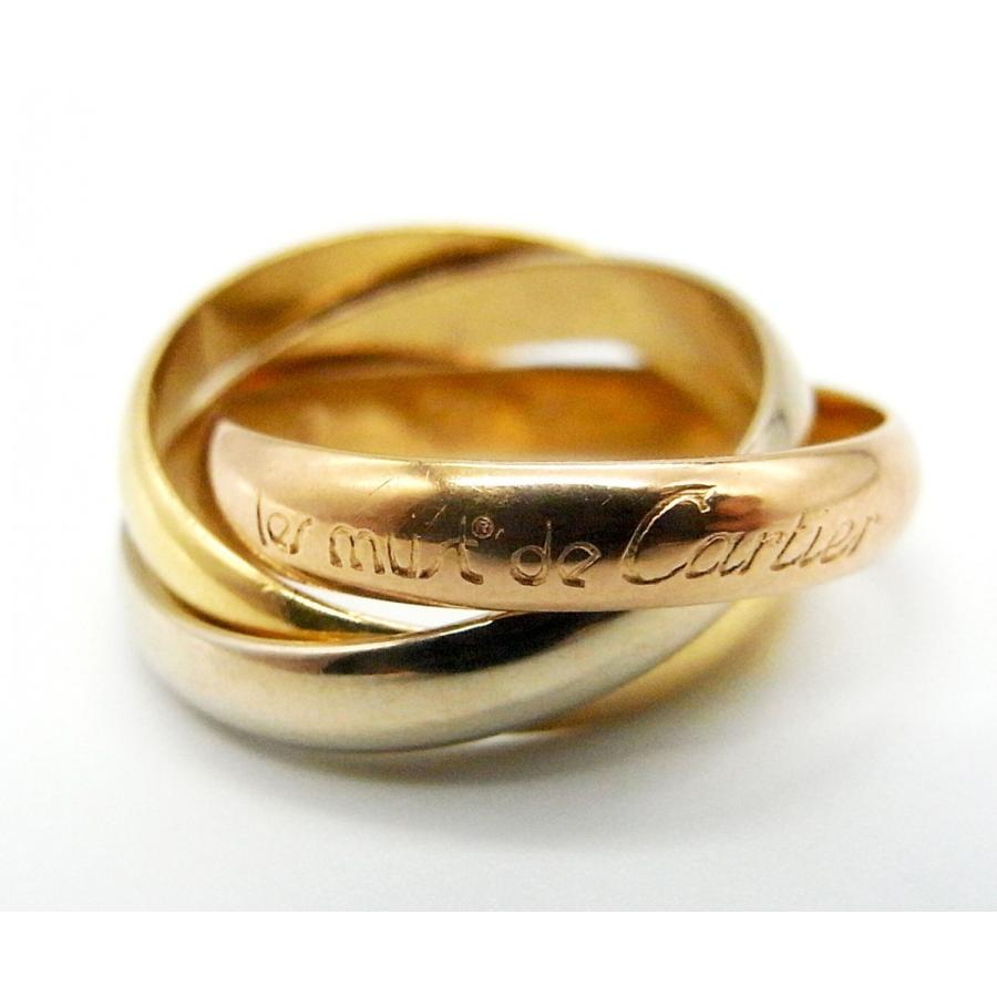 カルティエ Cartier トリニティ 3連ゴールドリング ９号 Must ヴィンテージ スリーカラー 30049 34 アンティークフィガロショップ 通販 Yahoo ショッピング