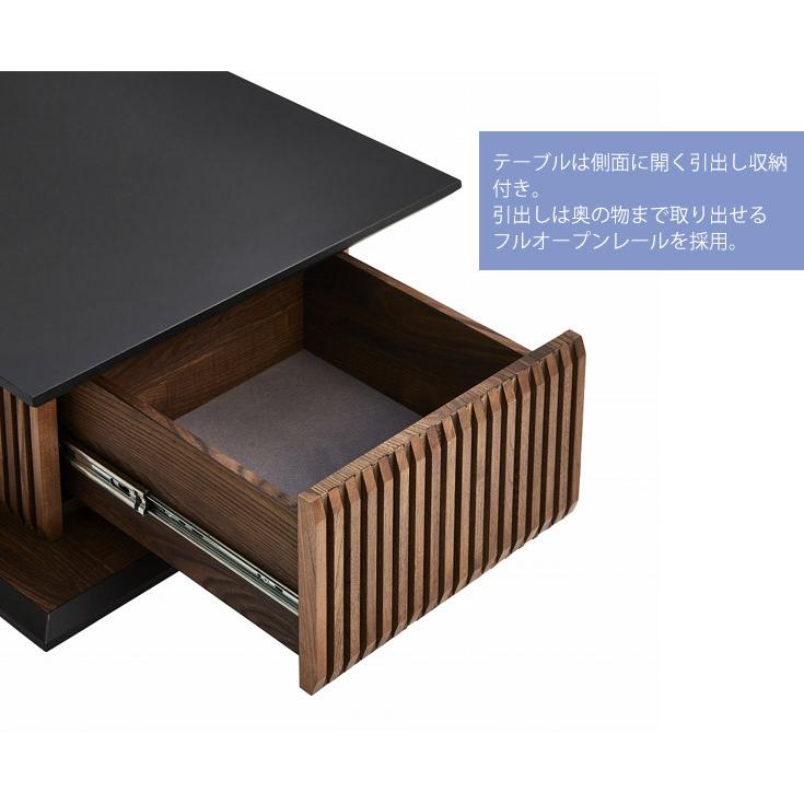 テーブル ローテーブル おしゃれ 木製 センターテーブル北欧 収納付き