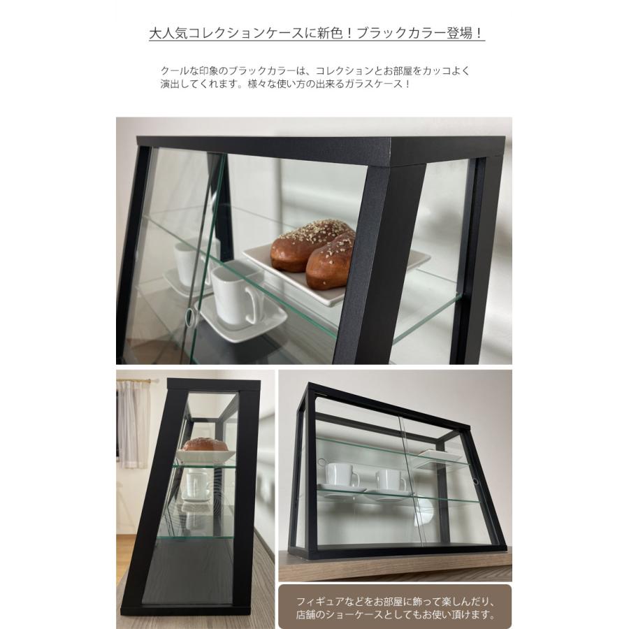 コレクションケース　コレクションラック　卓上　ガラス　シルバー　シェルフ　棚　展示　　サイズ（約）幅45×奥31×高64　　■近隣配送無料 買取GO‼　栄和店 楽天市場】コレクションケース ガラス コーナー型 五角形 背面ミラー