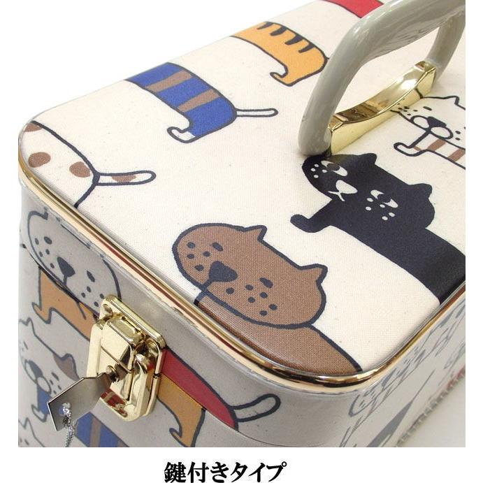 メイクボックス トレンチケース バニティケース 化粧収納 小物入れ アクセサリー 鍵付き 日本製 猫グッズ 猫雑貨 猫 グッズ 雑貨 ねこ ネコ 猫柄 小物 Fw Tk Bikkuri 薔薇雑貨のおしゃれ姫 通販 Yahoo ショッピング