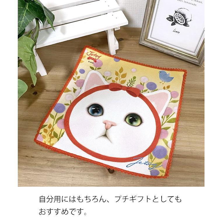 ★CHIYO★　ハンカチ　ワンコさん&ねこちゃん柄　20枚 ハンカチ タオル ハンドタオル 猫柄 猫 choocho JETOY ジェトイ