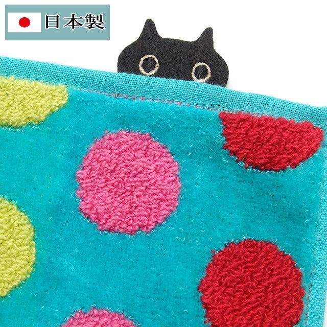 Atsuko Matano（アツコマタノ） タオルハンカチ 猫柄 猫雑貨 猫グッズ