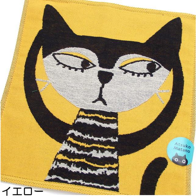 Atsuko Matano（アツコマタノ） ハンカチ ガーゼ タオル 猫柄 猫 俣野