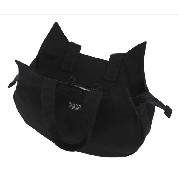 ショルダーバッグ トートバッグ フェイスバッグ 大サイズ ねこ顔