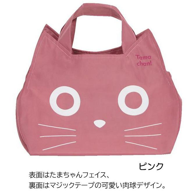 HOLLYWOOD猫 ピンク トートバッグ