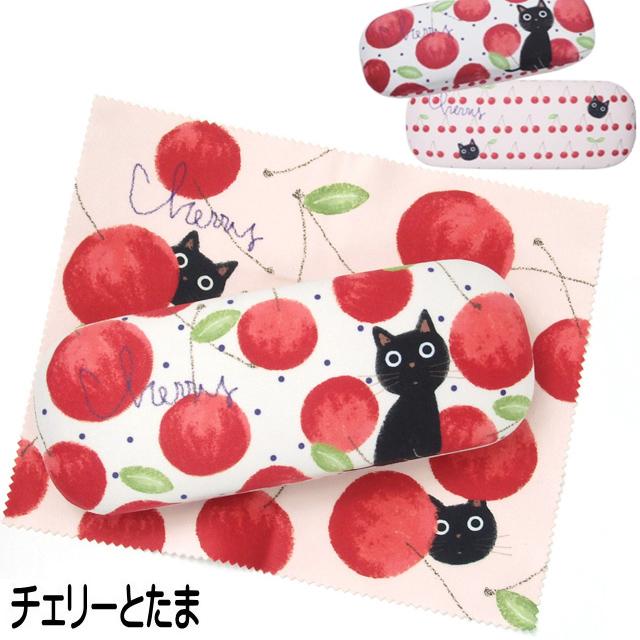 文庫屋大関　メガネケース　花と猫 （ローズ）　未使用 メガネケース文庫屋「大関」