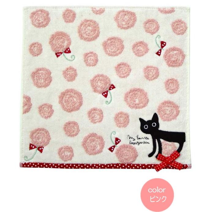 タオル ハンカチ 猫 ハンドタオル 猫柄 ブランド ギフト ジャガード