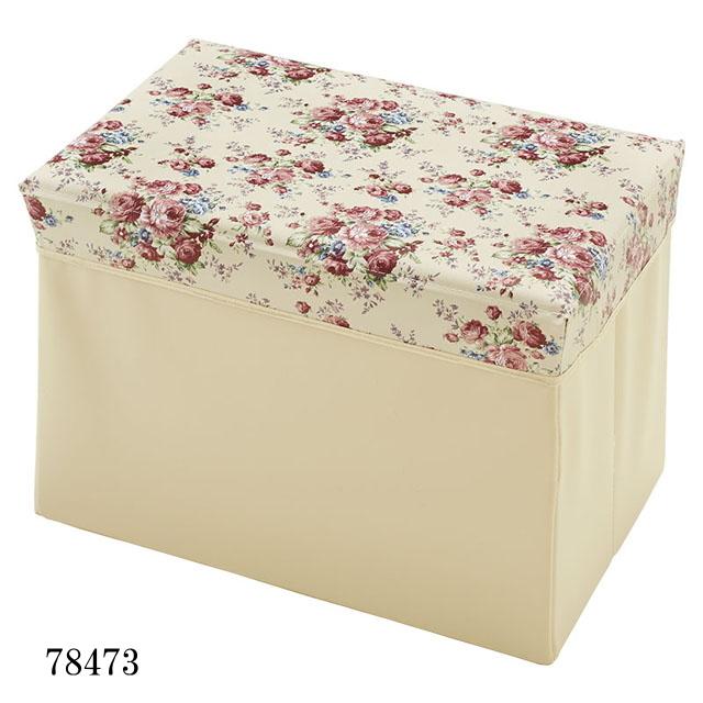 収納スツール 収納ボックス 収納ケース チェスト 衣装ケース 衣類 押入れ 薔薇雑貨 インテリア 花柄 ねこ ネコ 猫柄 猫雑貨 猫グッズ Pg Rectangle 薔薇雑貨のおしゃれ姫 通販 Yahoo ショッピング