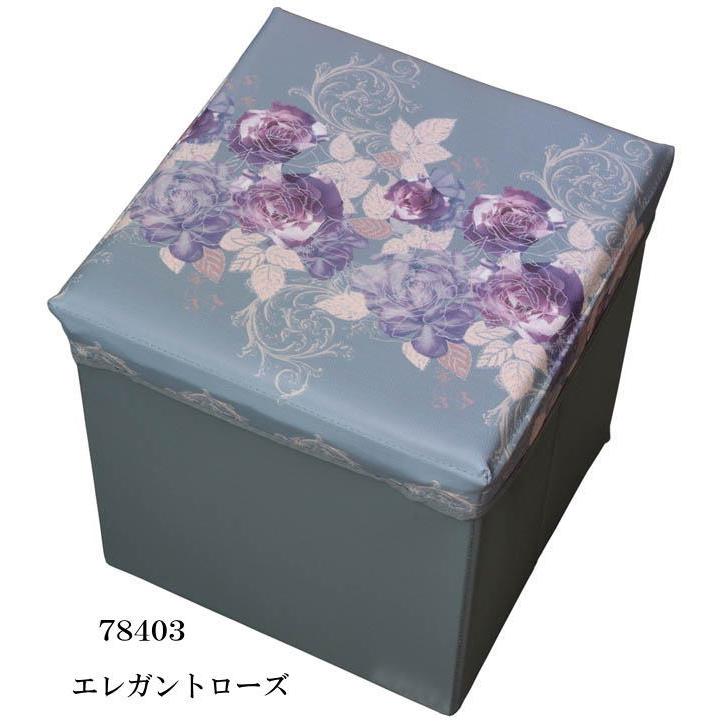 収納スツール 収納ボックス 収納ケース チェスト 薔薇雑貨 インテリア