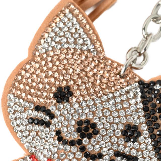 閉店セール☆30%クーポン】 キーホルダー 猫 バッグチャーム キラキラ