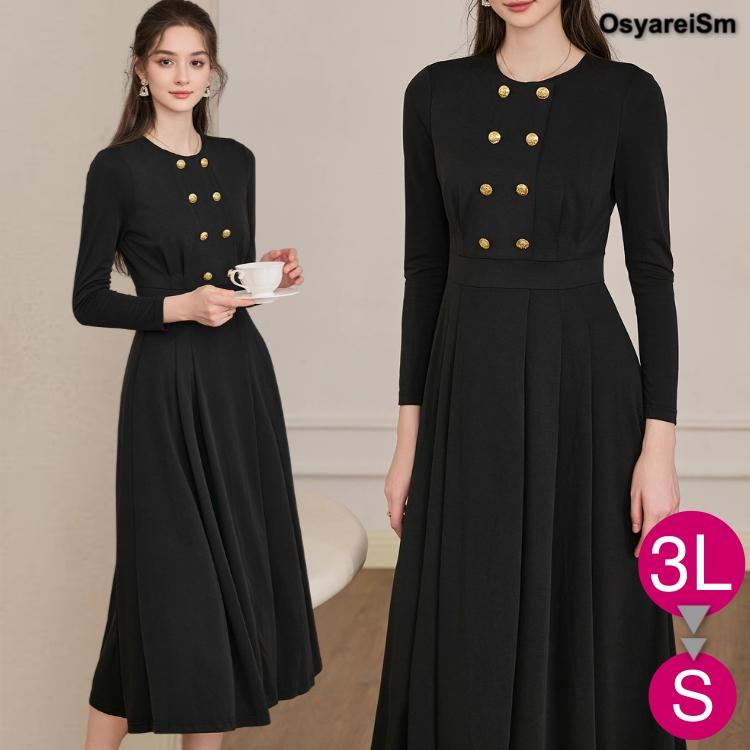 結婚式 親族 フォーマルドレス 50代 ワンピース 袖あり 40代 ミセス