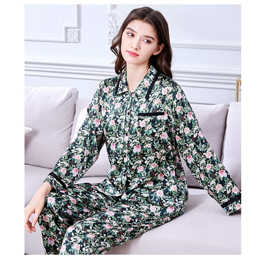 シルク パジャマ メンズ 長袖 シルク100% 19匁 夏 大きいサイズ 4l 3l