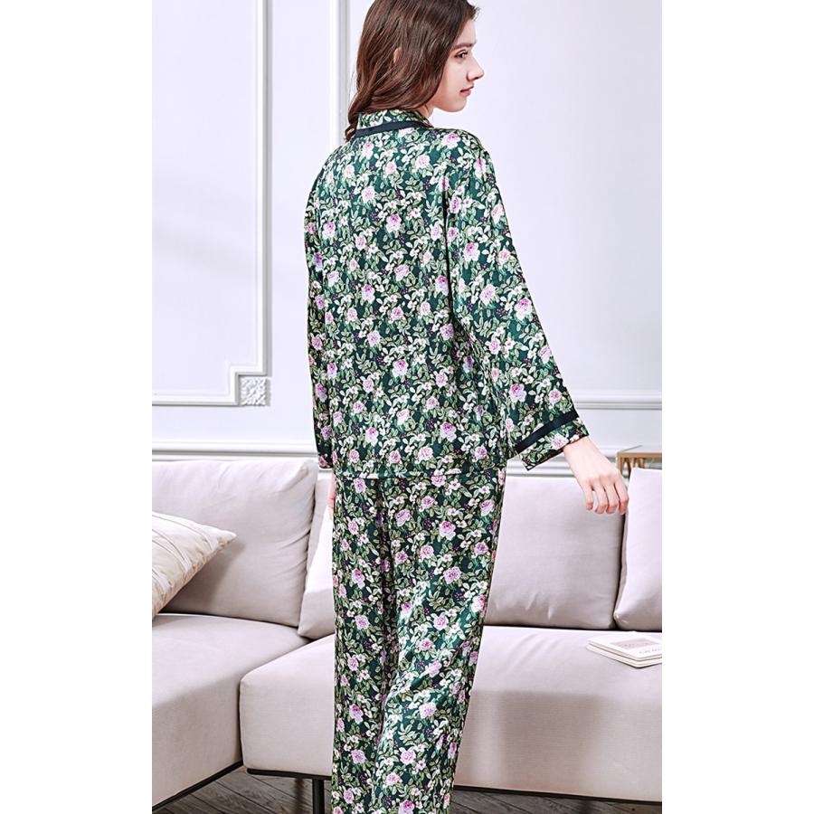 シルク パジャマ メンズ 長袖 シルク100% 19匁 夏 大きいサイズ 4l 3l