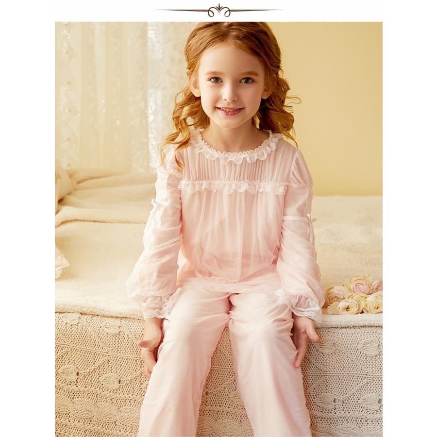 爆売り 姫 パジャマ キッズ ネグリジェ プリンセス 長袖 女の子 綿 前開き 女児 150 おしゃれ 子供 子ども こども ナイトドレス女の子 子供パジャマ ピンク 人気ブランドを Www Velkeucho Cz