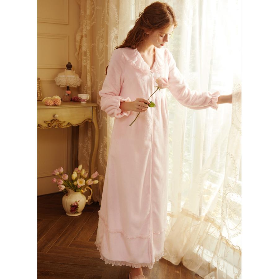 高速配送 レディース パジャマ ルームウエア ふわもこ ワンピース 前開き もこもこ パジャマ 大きいサイズ 長袖 かわいい あったか 暖かい モコモコ マタニティ 最新コレックション Www Doctor Plan Com