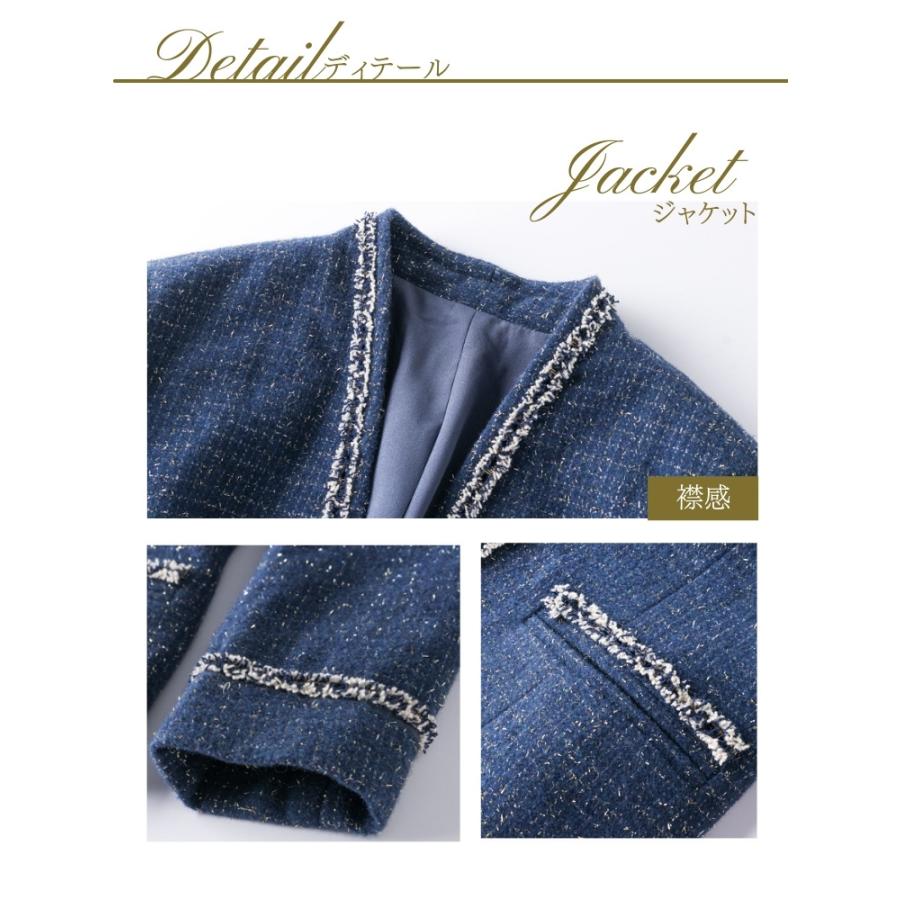 顔合わせ 母親 服装 50代 スーツ 結婚式 セットアップ