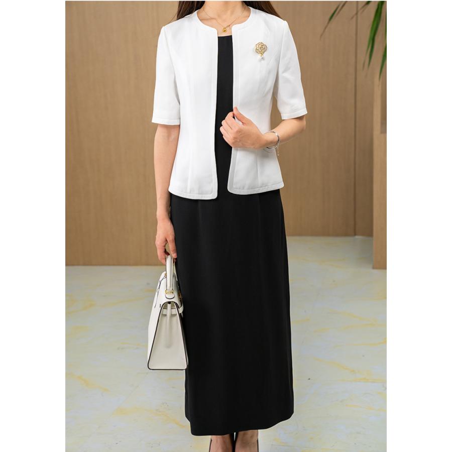 高品質 顔合わせ 母親 服装 50代 春 夏 ワンピース セットアップ アンサンブル 半袖 ジャケット 着痩せ 体型カバー ロング フォーマル ワンピース 60代 70代 40代 Dprd Jatimprov Go Id