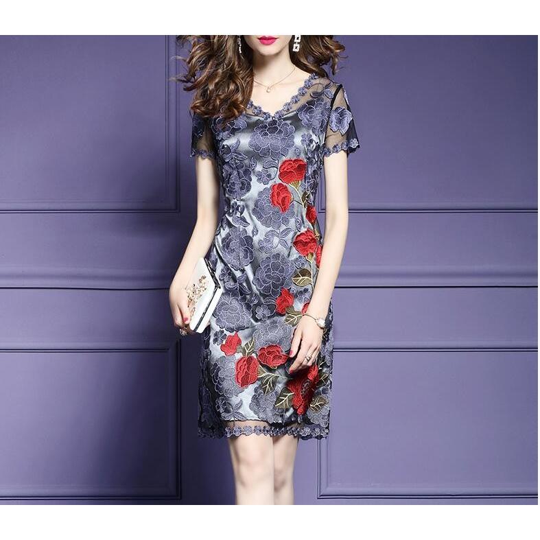 送料無料 結婚式 ワンピース 大きいサイズ 体型カバー 夏 40代 50代 30代 袖あり 結婚式 服装 親族 女性 結婚式 花柄 グレー 結婚式ワンピース専門店osyareism 通販 Yahoo ショッピング 再入荷 Karmagazine Net