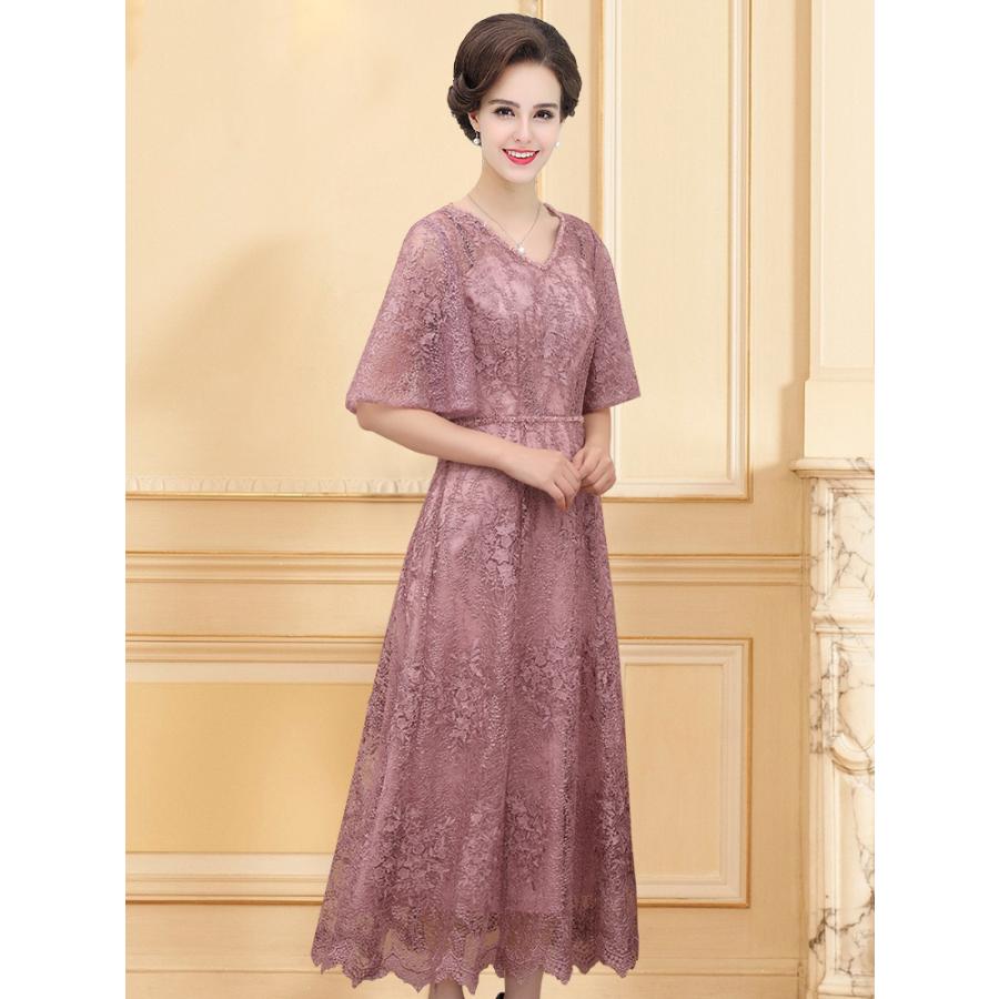 高評価なギフト フォーマルドレス ドレス 母親 結婚式 50代 大きいサイズ パーティードレス 70代 30代 40代 60代 フォーマルワンピース ロングドレス 大人 親族 ミセス ワンピース チュニック