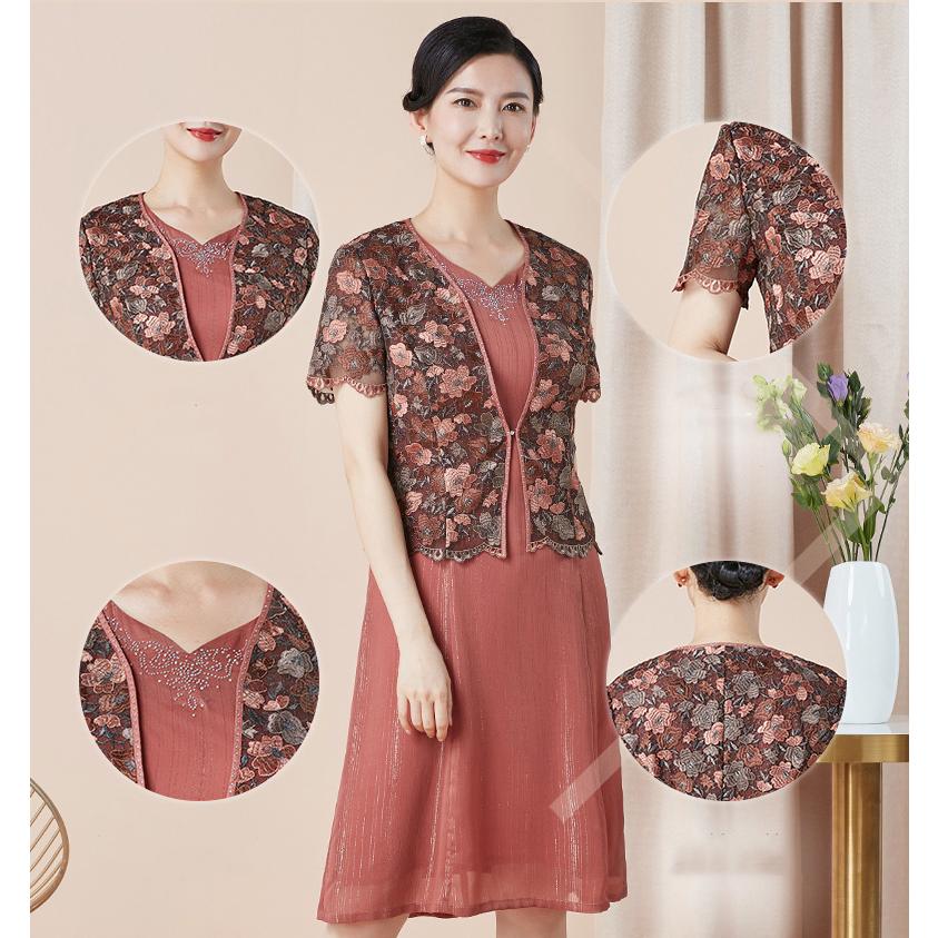 フォーマルドレス 50代 結婚式 ワンピース 袖あり 親族 ミセス フォーマルワンピース 60代 40代 30代 70代 シニア パーティードレス ミディアム 袖レース 結婚式ワンピース専門店osyareism 通販 Yahoo ショッピング