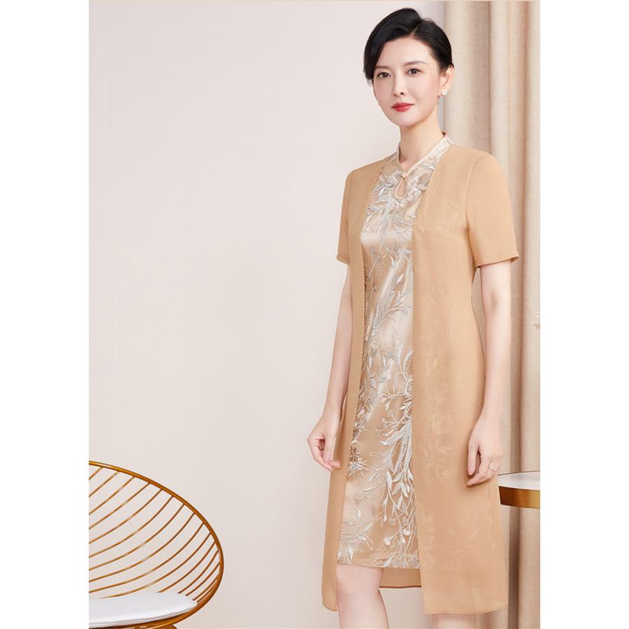 ふるさと割 40代 フォーマルワンピース 大人 親族 母親 50代 60代 ミセス 結婚式 フォーマルドレス 30代 イエロー 夏 袖あり 服 祖母 ワンピース お宮参り シニア 70代 ワンピース チュニック Rankinengineering Com