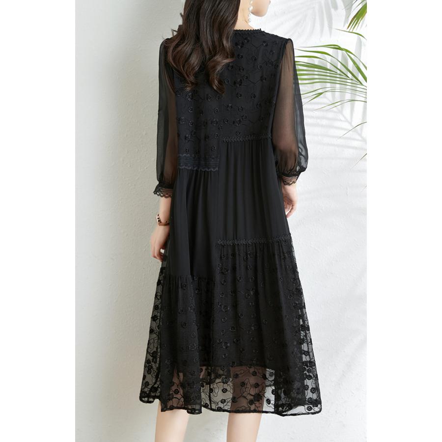 新入荷 流行 フォーマルドレス 結婚式 ミセス 60代 50代 母親 親族 大人 フォーマルワンピース 40代 70代 シニア お宮参り ワンピース 祖母 服 袖あり 夏 パーティードレス Aynaelda Com