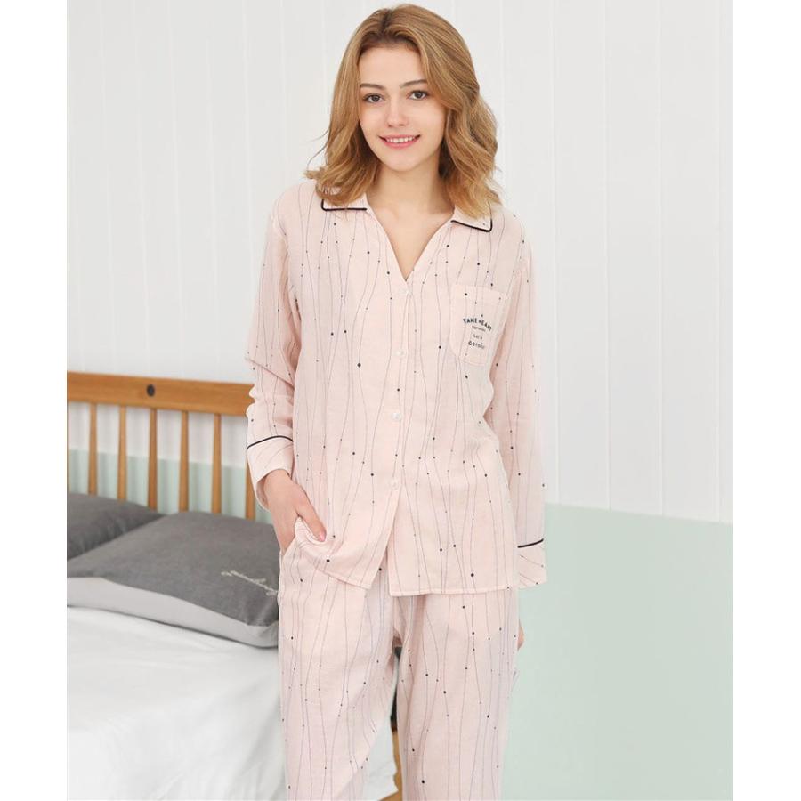 パジャマ レディース かわいい 綿100 コットン100 春 夏 長袖 前開き 可愛い ルームウエア セット 大きいサイズ 部屋着 セットアップ おしゃれ パンツ ピンク 176 16 結婚式ワンピース専門店osyareism 通販 Yahoo ショッピング