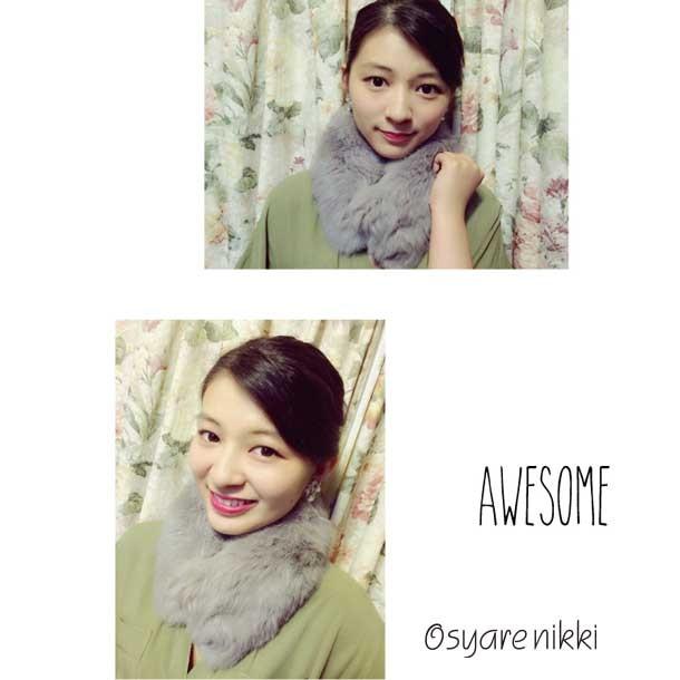 レッキスファーネックウォーマー マグネット ティペット スヌード