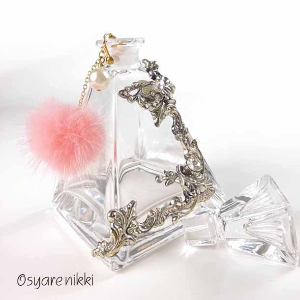 ミンクファーピアス パールピアス ファーピアス ミンクファーピアス フックピアス パールピアス イヤリング ノンホール