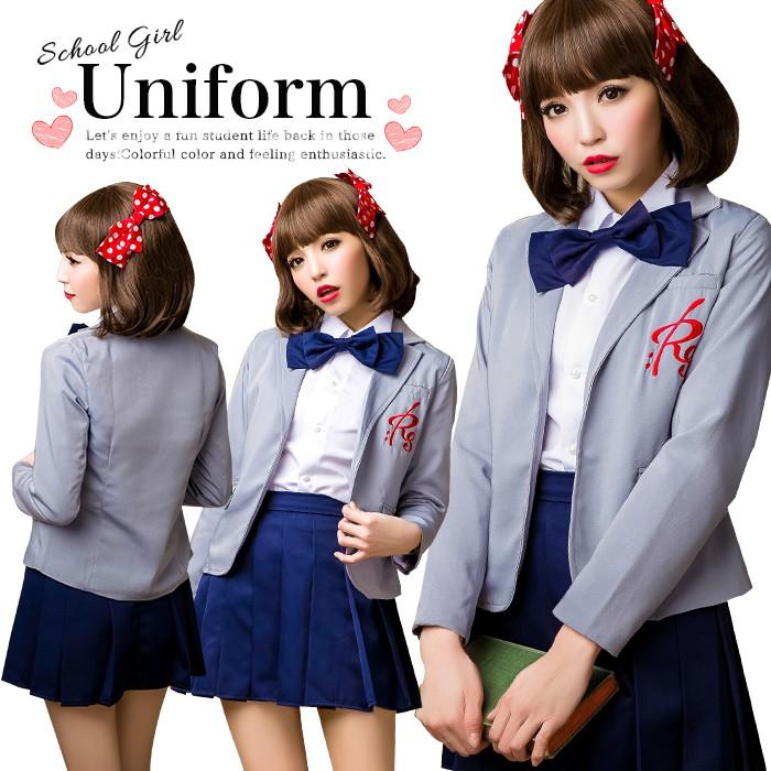 コスプレ 制服 学生服 ブレザー コスチューム 学生服ガール 学園祭 大人 レディース 女子高生 Jk クリスマス お揃い 集団 S M L Dsl192 オシャrevo 通販 Yahoo ショッピング