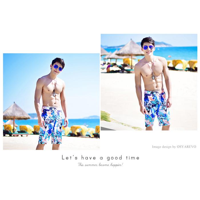 メンズ 水着 サーフパンツ カップル水着 ペアルック ネイティブ