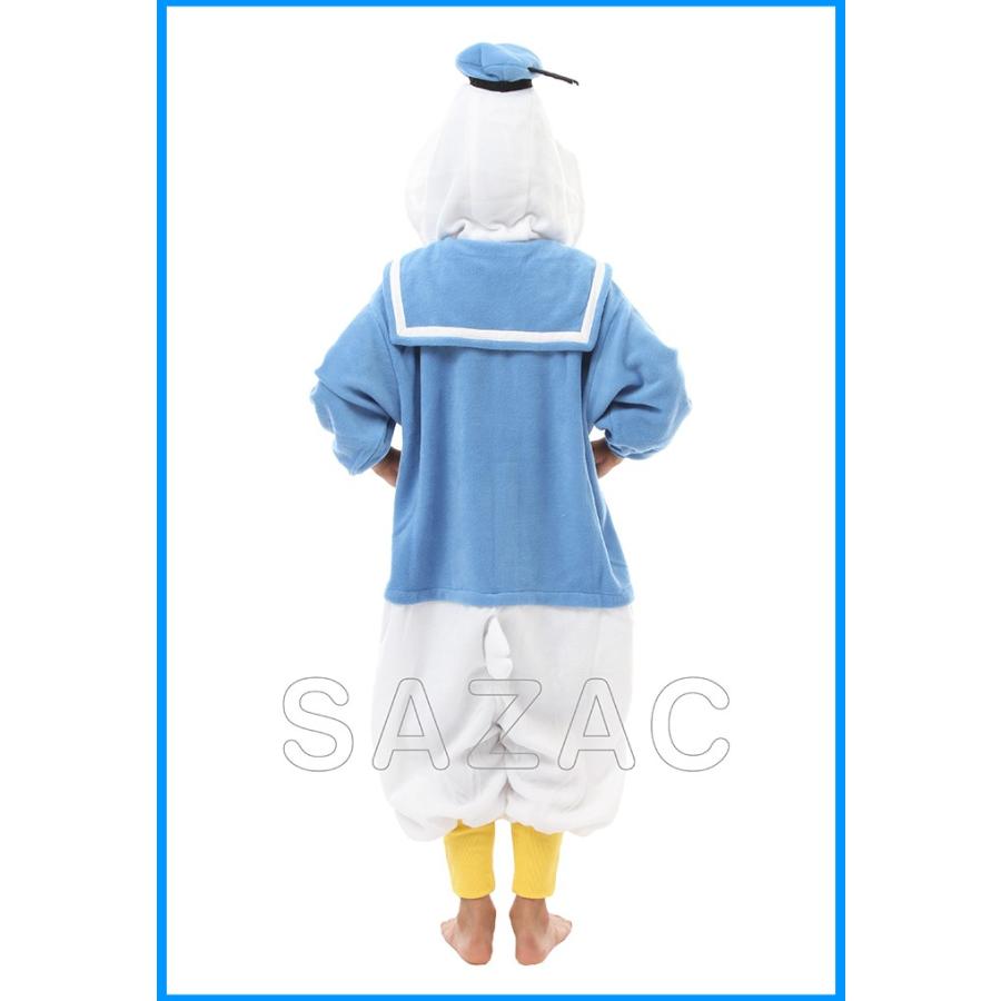 ハロウィン コスプレ サザック 着ぐるみ ドナルドダック 子供用 110cm パジャマ 衣装 公式ライセンス Rbj030f オシャrevo 通販 Yahoo ショッピング
