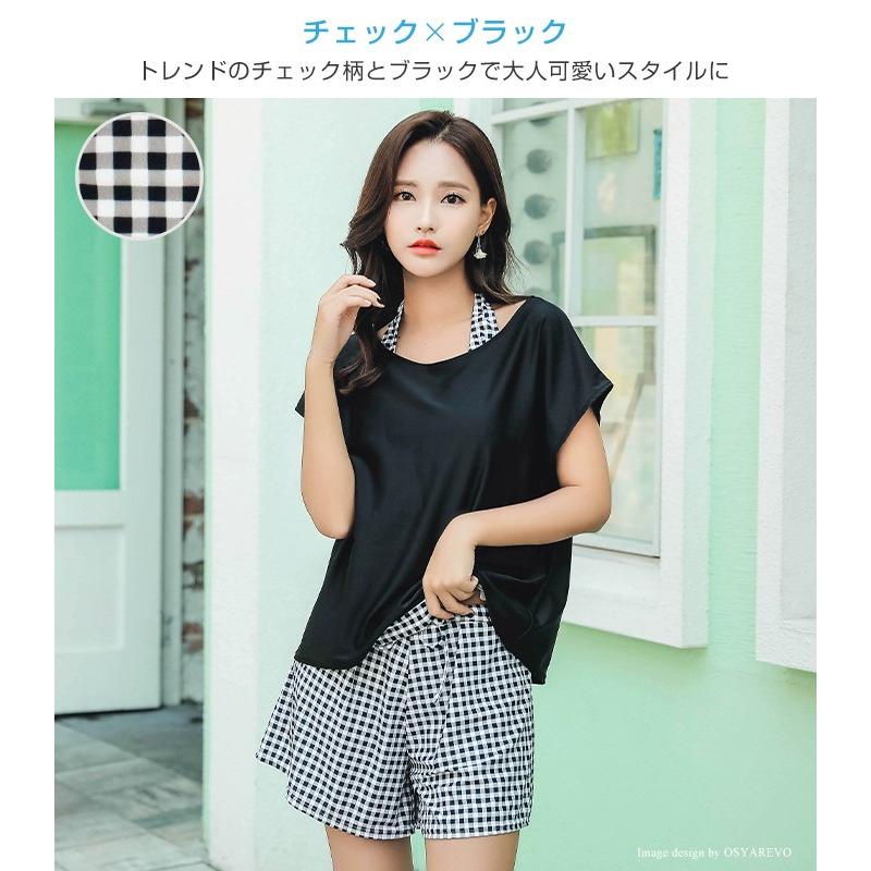 水着 レディース 体型カバー タンキニ 4点セット ラッシュt 半袖 ラッシュガード ショートパンツ 無地 エスニック かわいい ママ ミセス Sw001 オシャrevo 通販 Yahoo ショッピング