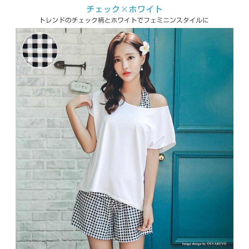 水着 レディース 体型カバー タンキニ 4点セット ラッシュt 半袖 ラッシュガード ショートパンツ 無地 エスニック かわいい ママ ミセス Sw001 オシャrevo 通販 Yahoo ショッピング