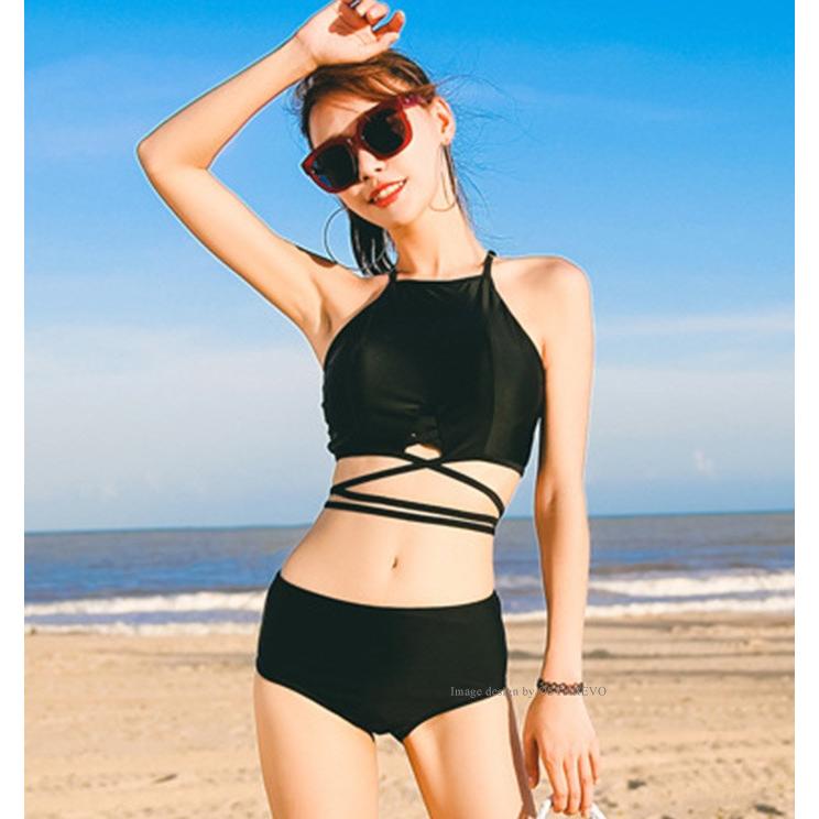 スクレーパー 息切れ 予報 ハイネック ビキニ 黒 Rotaryclubomolegolden Org