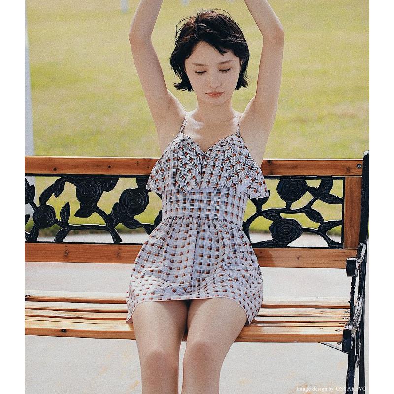 水着 レディース ワンピース 体型カバー オールインワン ショートパンツ 一体型水着 ワイヤー パッド あり 代 高校生 可愛い 露出控えめ 盛れる Viki910 オシャrevo 通販 Yahoo ショッピング