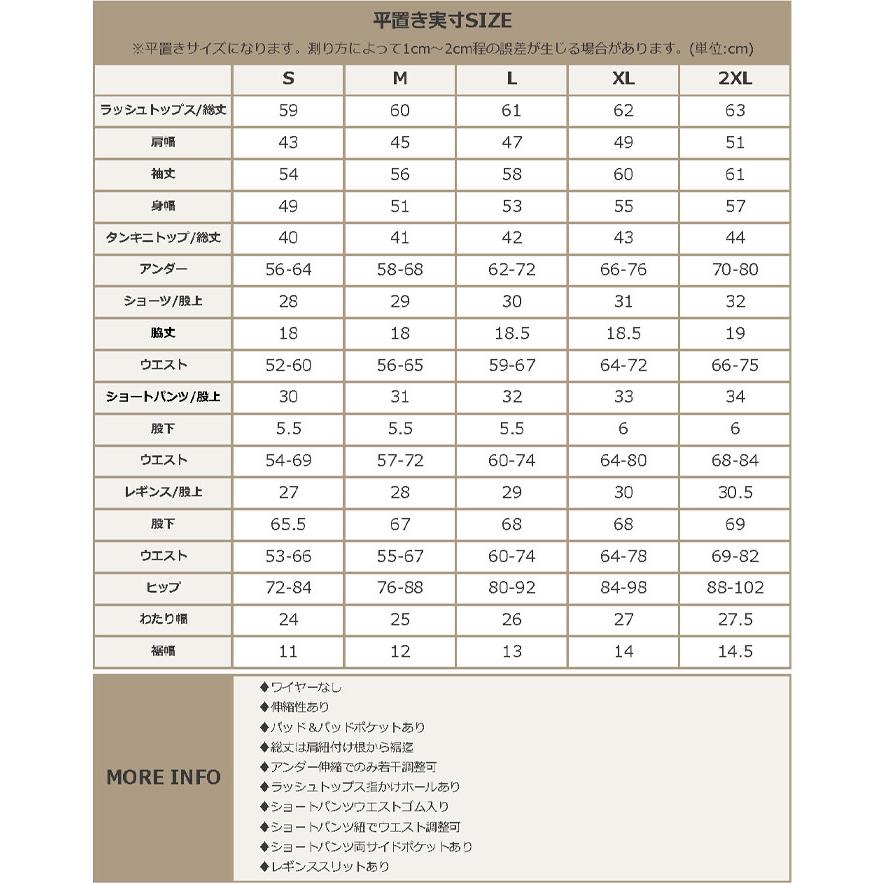クーポン利用で5,580円 UVカット率99%以上 水着 レディース ラッシュガード レギンス 付き タンキニ 5点セット UPF50+ UVカット 2026新色登場 ママの画像