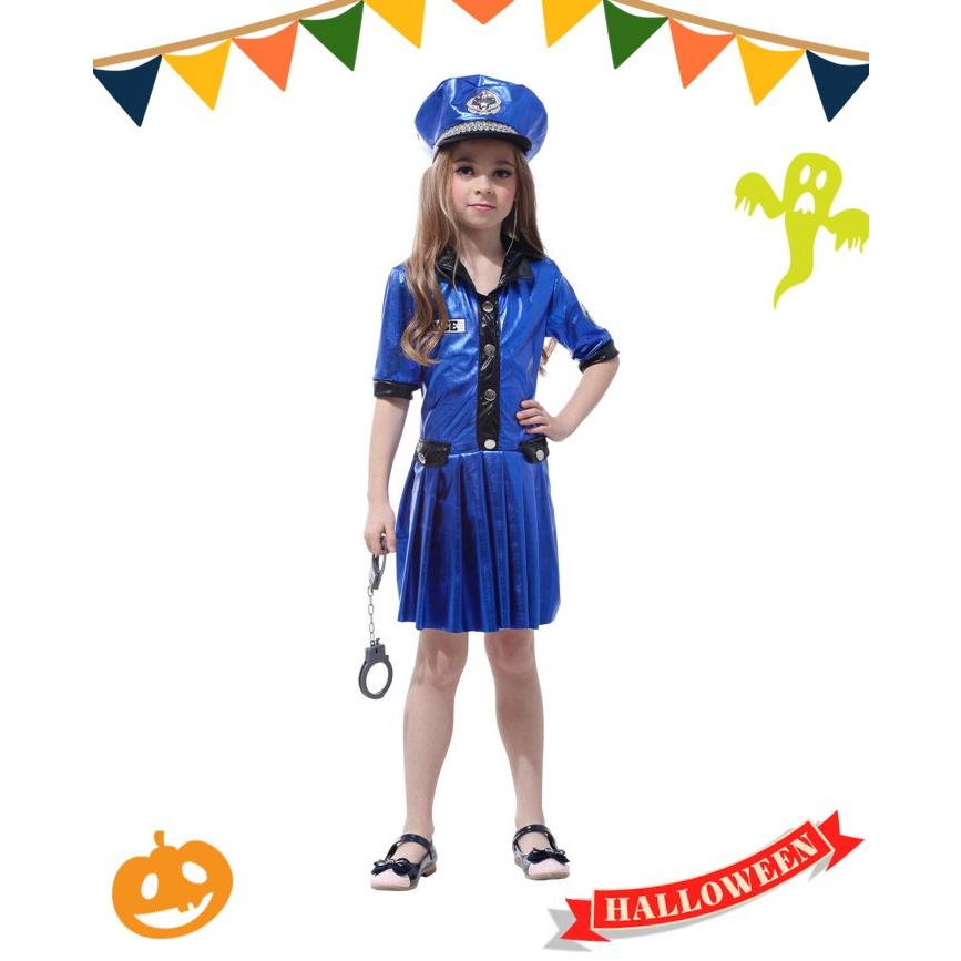 【返品交換不可商品】 ハロウィン コスプレ 衣装 子供 キッズ ポリス 女の子 かわいい セクシー｜osyarevo｜04