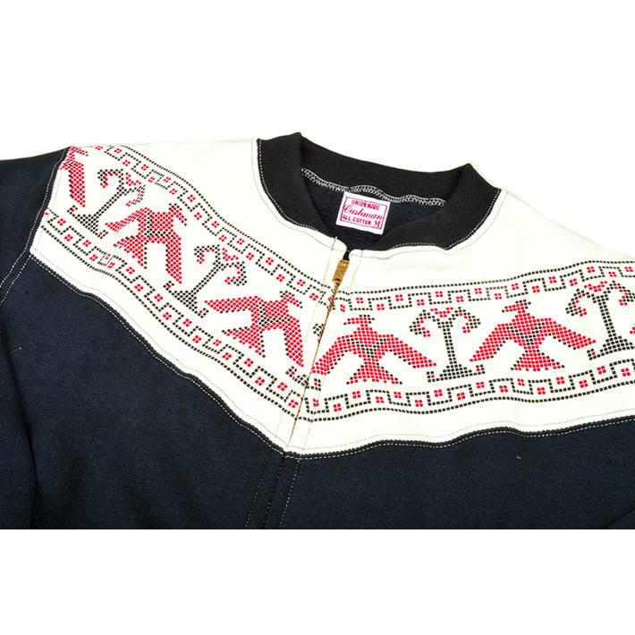 クッシュマン（Cushman）雪柄フルジップスウェット THUNDER BIRD 26385