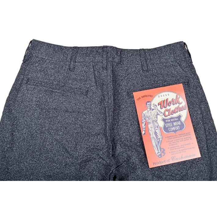 クッシュマン（Cushman）ワークパンツ BLACK CHAMBRAY 41TROUSERS