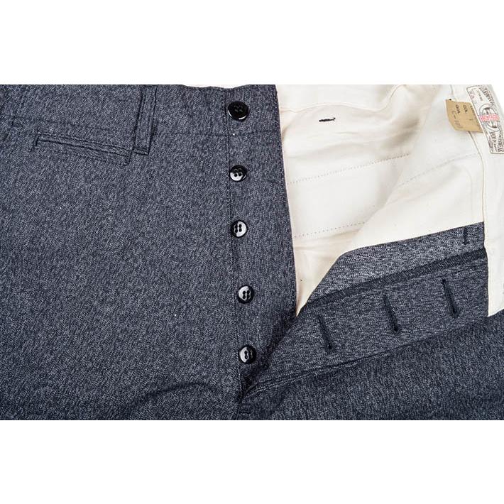 クッシュマン（Cushman）ワークパンツ BLACK CHAMBRAY 41TROUSERS