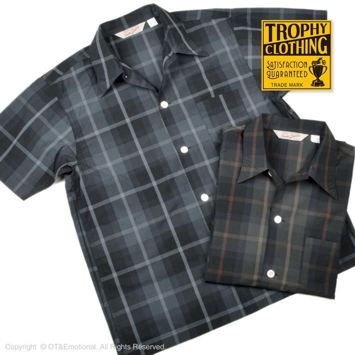 トロフィークロージング（TROPHY CLOTHING） Skipper Check S/S Shirt TR22SS-408｜ot-emens｜02