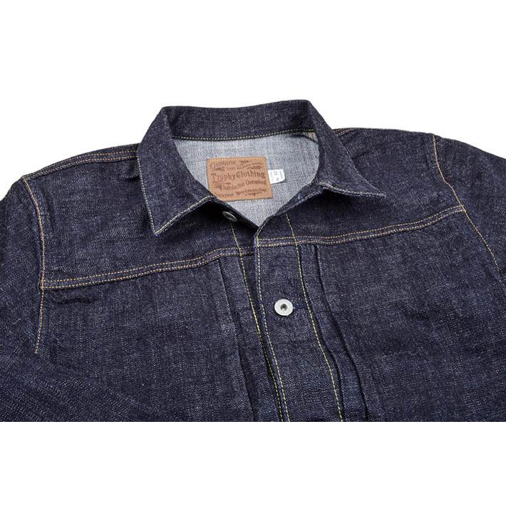 【超美品】トロフィークロージング / ダートデニムジャケット / size40 トロフィークロージング Dirt Denim Jacket ダート デニム